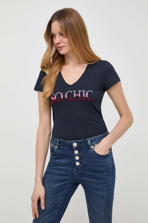 Футболка Morgan DCHIC женская цвет синий DCHIC