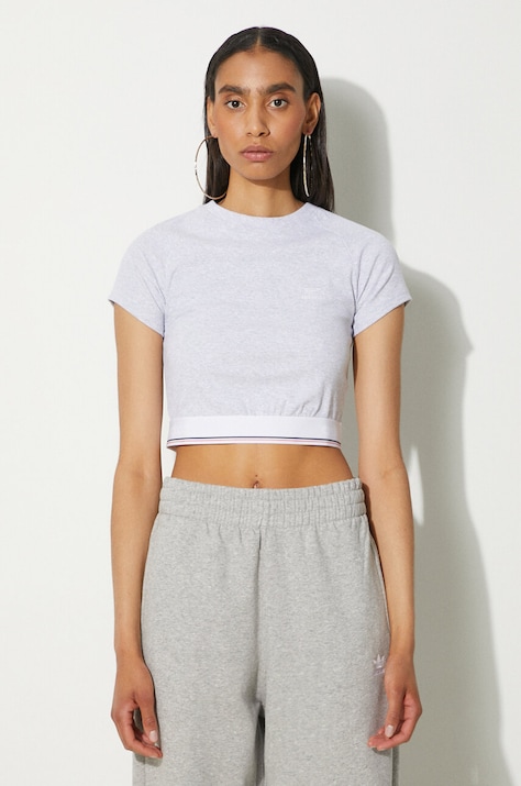 adidas Originals t-shirt women’s gray color IS2318