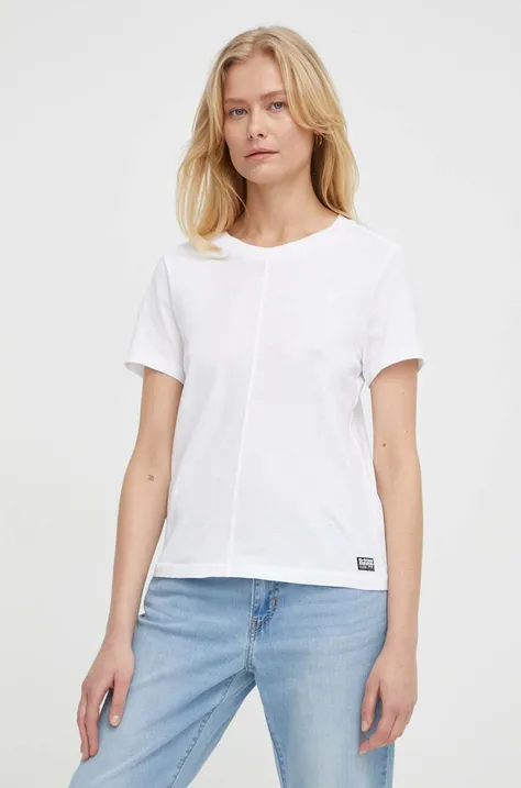 G-Star Raw t-shirt bawełniany damski kolor biały