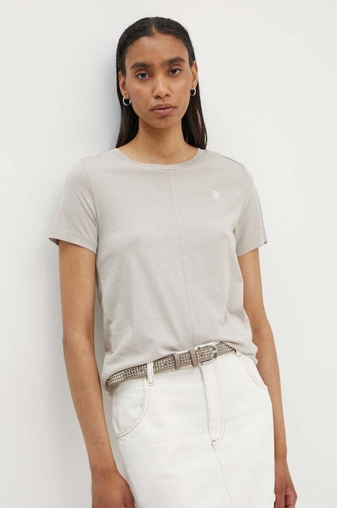 Pamučna majica G-Star za žene, boja: bijela