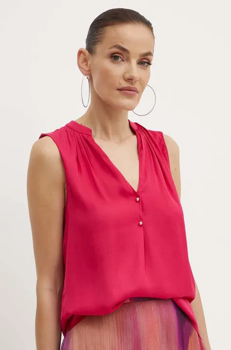 Блузка Morgan ONONI жіноча колір рожевий однотонна ONONI