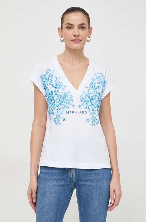 Marciano Guess t-shirt ADELE damski kolor biały 4GGP00 6138A