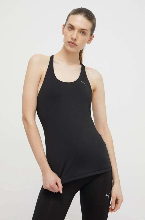 Top za jogu Puma STUDIO ULTRABARE boja: crna, 524836