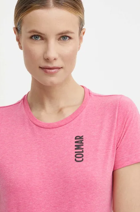 Kratka majica Colmar ženski, roza barva