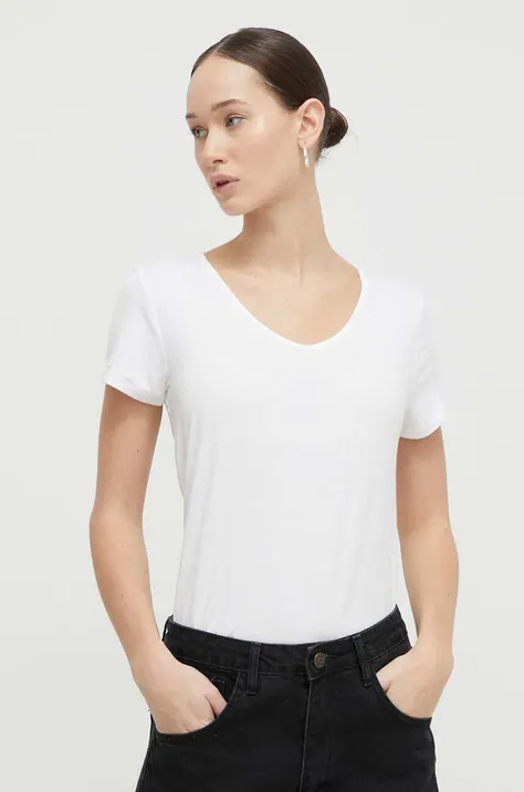 Hollister Co. t-shirt damski kolor biały