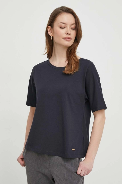 Geox t-shirt in cotone W4510A-T3091 W T-SHIRT donna colore blu navy