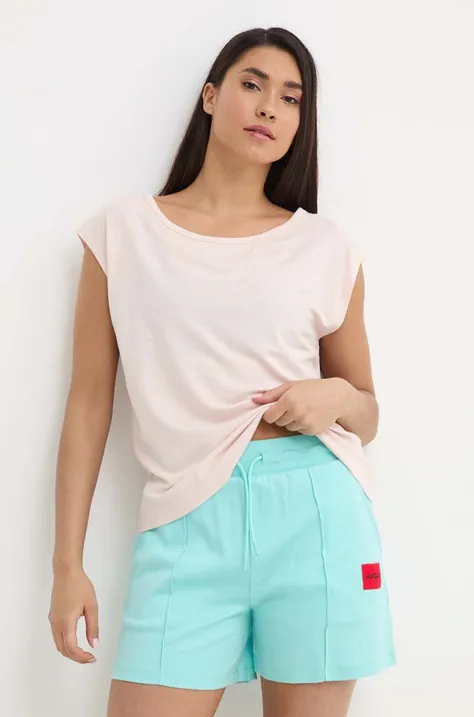 Μπλουζάκι lounge Calvin Klein Underwear χρώμα: ροζ, 000QS6794E
