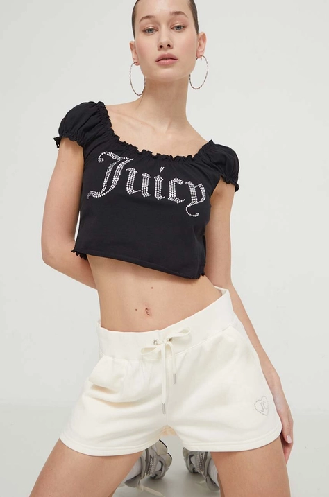 Juicy Couture top femei, culoarea negru