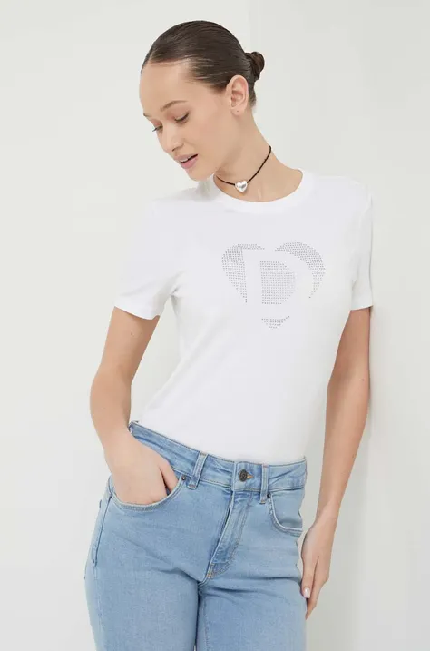 Desigual t-shirt női, fehér