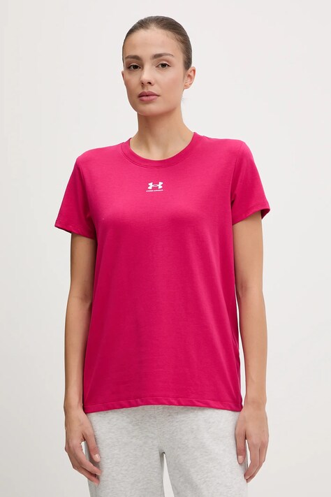Under Armour tricou culoarea roz