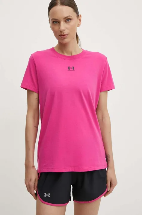 Majica kratkih rukava Under Armour za žene, boja: ružičasta