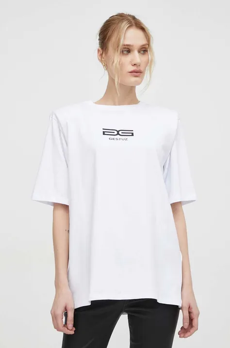 Gestuz t-shirt donna colore bianco