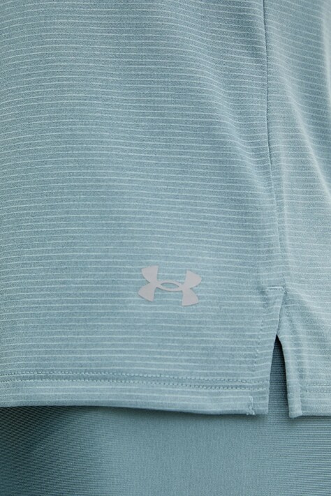 Under Armour t-shirt do biegania Streaker kolor zielony 1382434