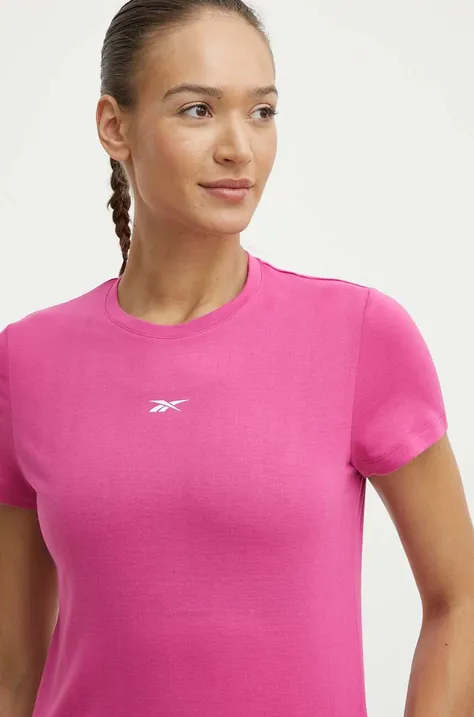 Kratka majica za vadbo Reebok Identity Training roza barva, 100076264