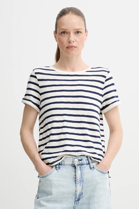 Levi's tricou din bumbac culoarea bej