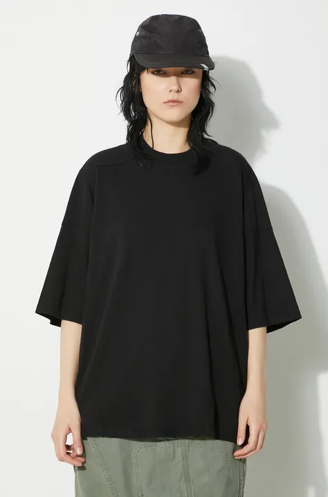 Βαμβακερό μπλουζάκι Rick Owens Walrus T-Shirt γυναικείο, χρώμα: μαύρο, DS01D1201.RN.09