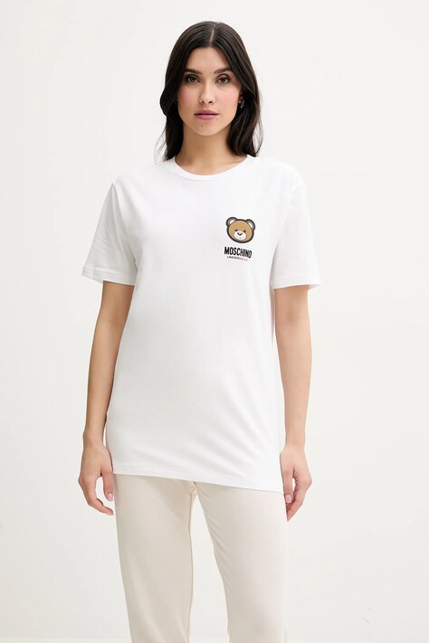 Moschino Underwear tricou femei, culoarea alb