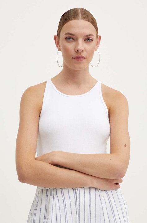 Топ Abercrombie & Fitch дамски в бяло