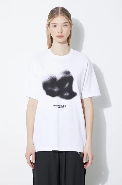Βαμβακερό μπλουζάκι Undercover Tee γυναικείο, χρώμα: άσπρο, UC1D2807