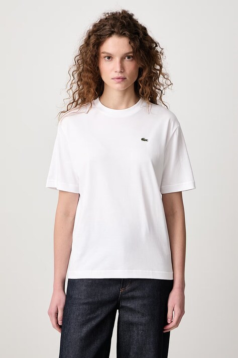 Lacoste Női pamut póló fehér TF7215