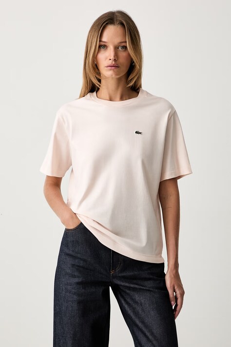 Lacoste tričko dámské bavlněné růžové TF7215