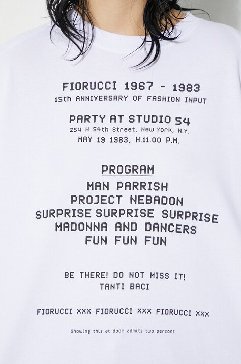 Бавовняна футболка Fiorucci Invitation Print — фото 6