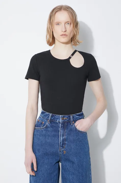 Tričko KSUBI Arise Cut Out Ss Tee Black dámske, čierna farba, WSP24TE012