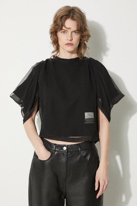 Undercover bluza Pullover femei, culoarea negru, neted, UC1D1803.2