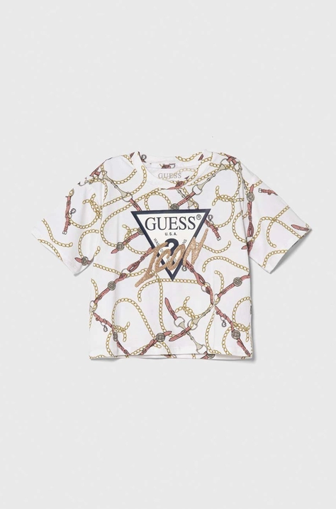 Детская футболка Guess цвет белый