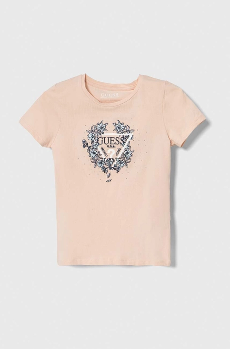 Guess tricou copii culoarea roz