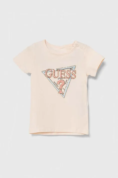 Guess tricou copii culoarea roz