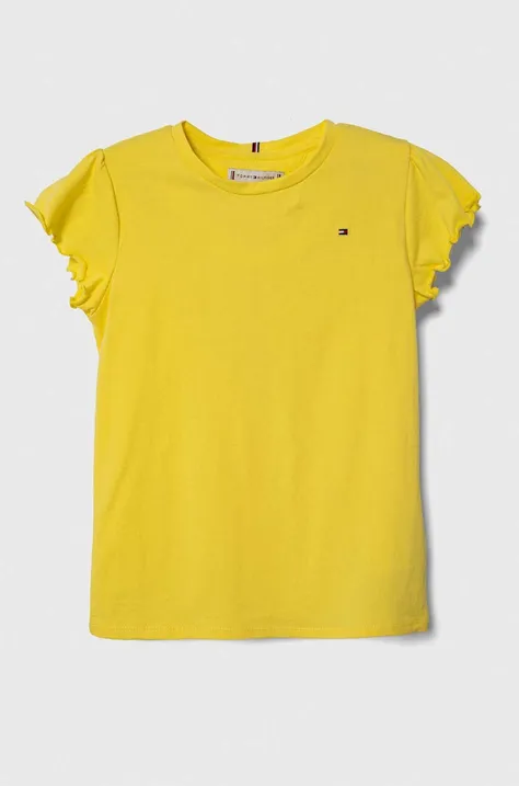 Дитяча футболка Tommy Hilfiger колір жовтий
