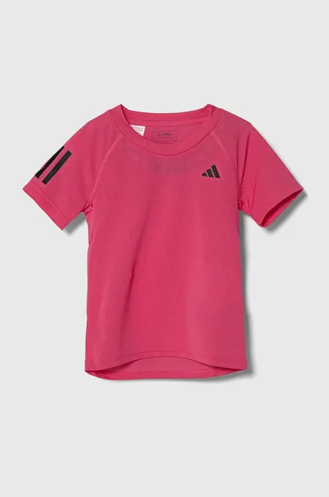 Дитяча футболка adidas Performance колір рожевий