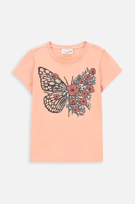 Παιδικό μπλουζάκι Coccodrillo χρώμα: πορτοκαλί
