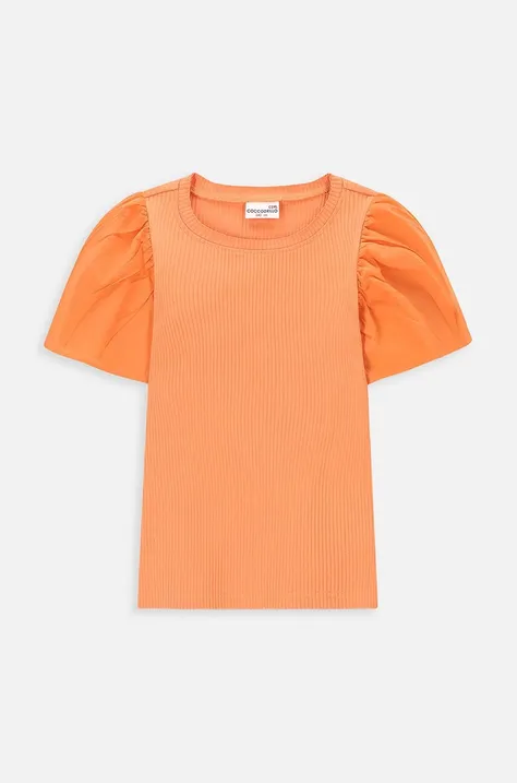Дитяча футболка Coccodrillo колір помаранчевий