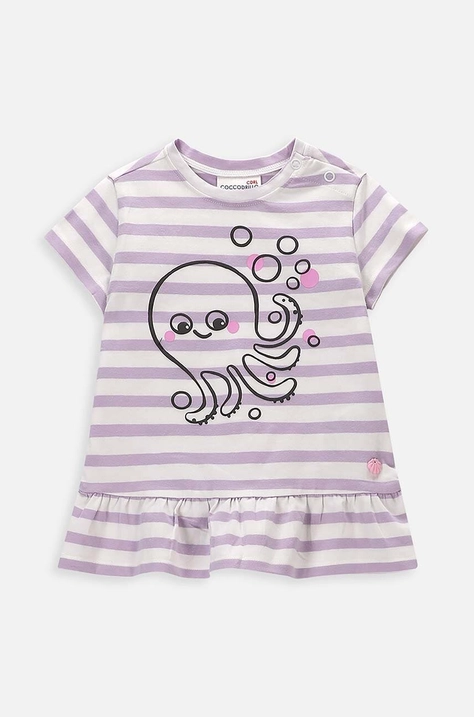 Coccodrillo tricou bebe culoarea violet