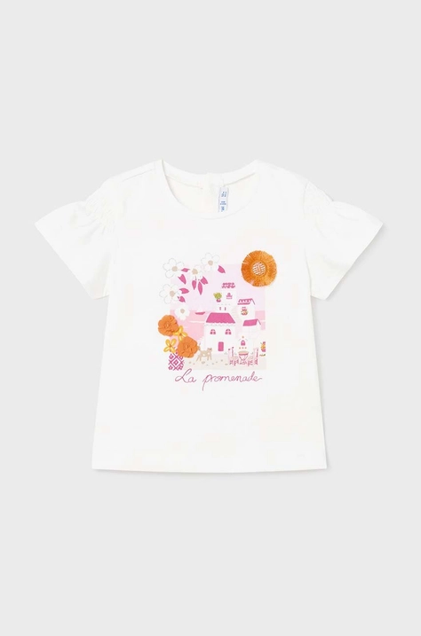 Mayoral tricou bebe culoarea bej