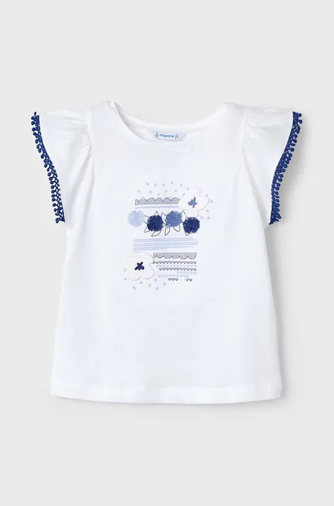 Mayoral t-shirt in cotone per bambini colore blu