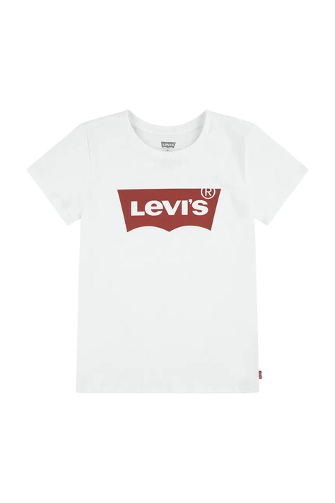 Levi's t-shirt dziecięcy LVG BATWING TEE kolor biały 3EK825