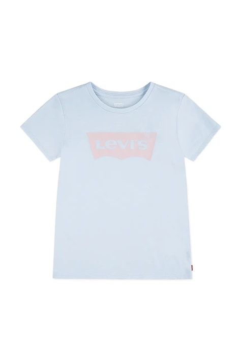 Levi's t-shirt dziecięcy LVG BATWING TEE kolor niebieski 3EK825