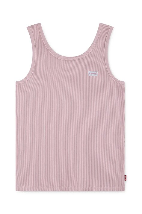 Дитячий топ Levi's LVG MEET AND GREET RIBBED TANK — фото 2