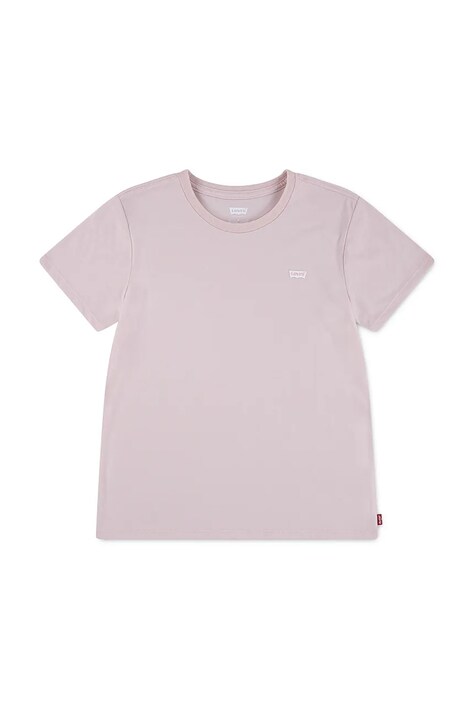 Levi's tricou copii LVG BATWING CHEST HIT TEE culoarea alb, 4EK826