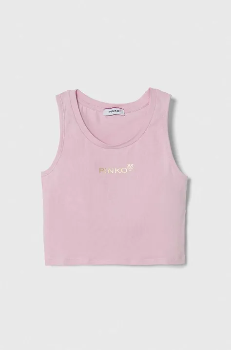 Pinko Up top dziecięcy kolor różowy