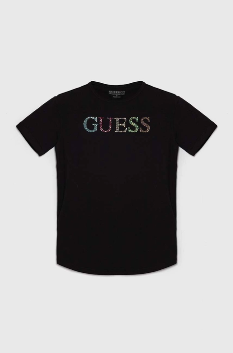 Guess maglietta per bambini colore nero