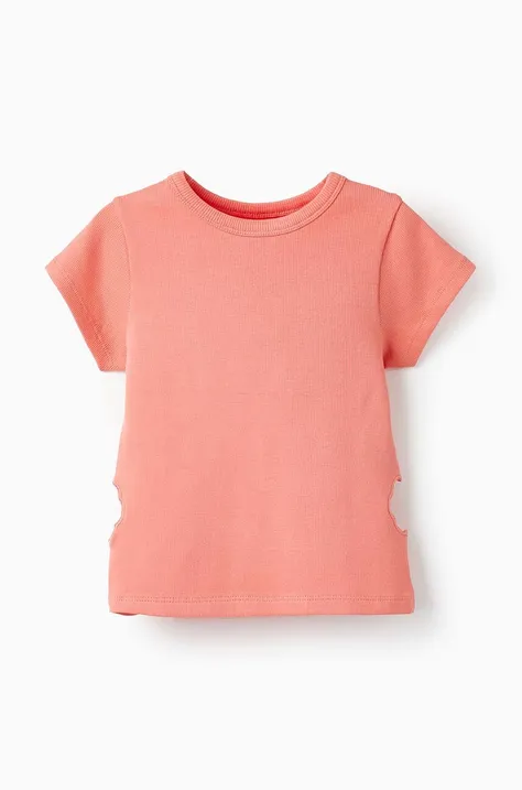 Παιδικό μπλουζάκι zippy χρώμα: πορτοκαλί