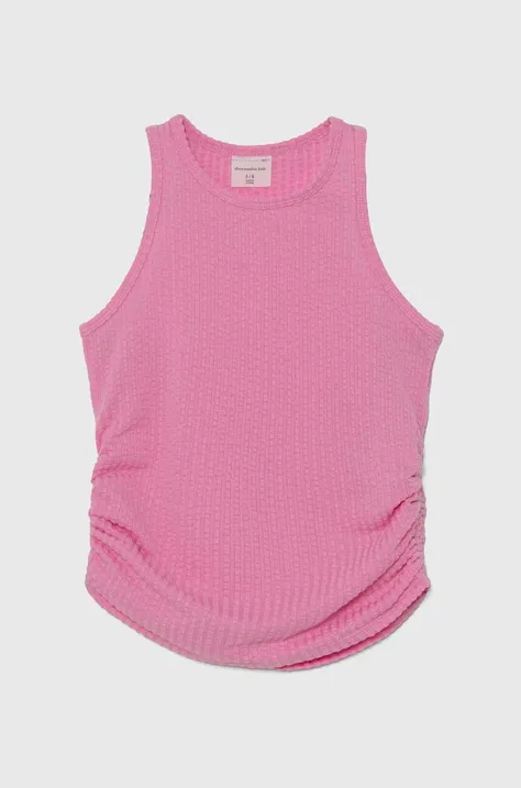 Παιδικό top Abercrombie & Fitch χρώμα: ροζ