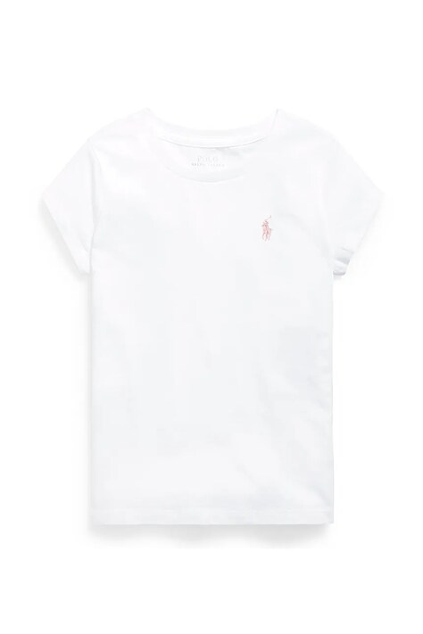 Polo Ralph Lauren t-shirt bawełniany dziecięcy kolor biały 313833549064