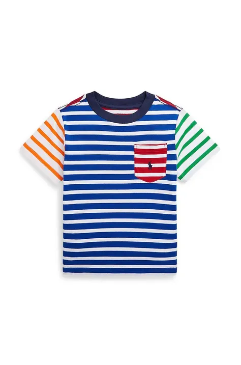 Otroška bombažna kratka majica Polo Ralph Lauren
