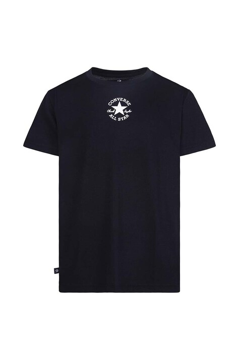 Converse t-shirt dziecięcy kolor czarny z nadrukiem