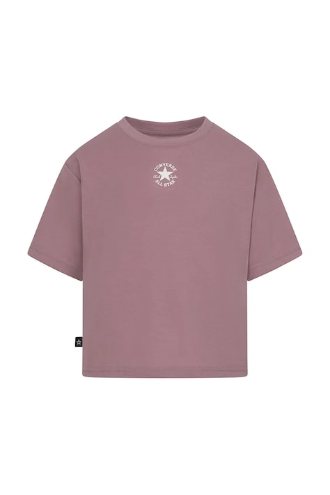 Converse gyerek póló rózsaszín, nyomott mintás